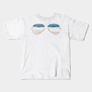 Beach Ray Bands Kids T-Shirt